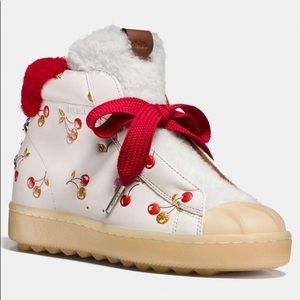 COACH High Top Hiker in Cherry Print